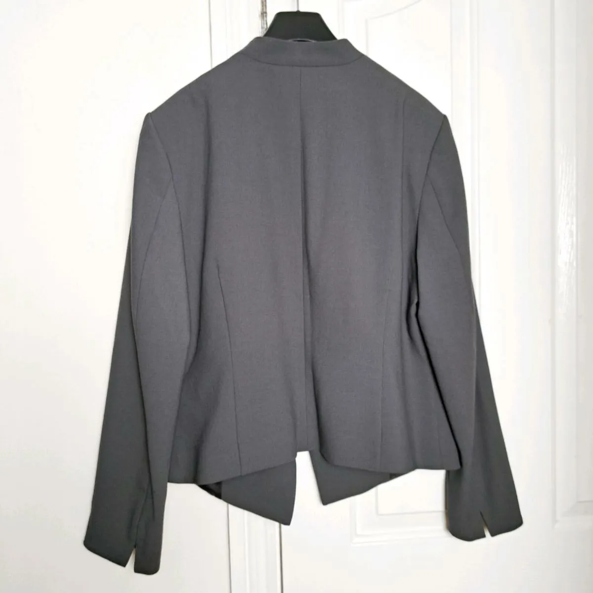 Marks & Spencer Grey Collarless Blazer 14UK/42EU - Image 2