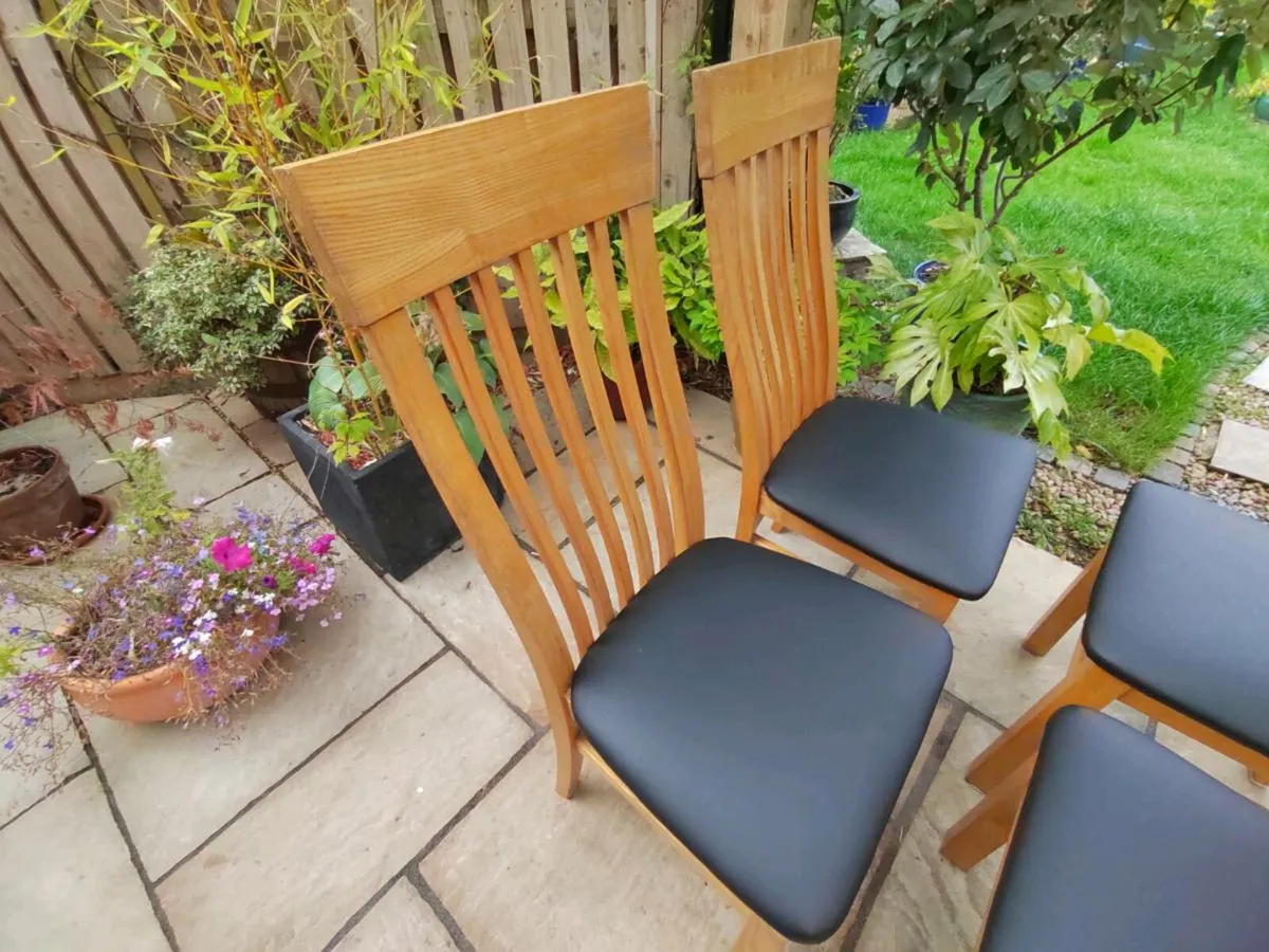 4 kitchen dining chairs - Image 4