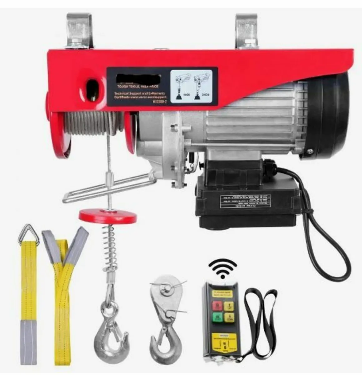 Electric Hoist, 998 kg Lifting Capacity, 1600W - Image 3