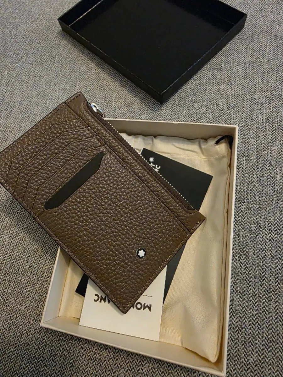 Mont Blanc Card Holder 8cc with Zipper - Image 2