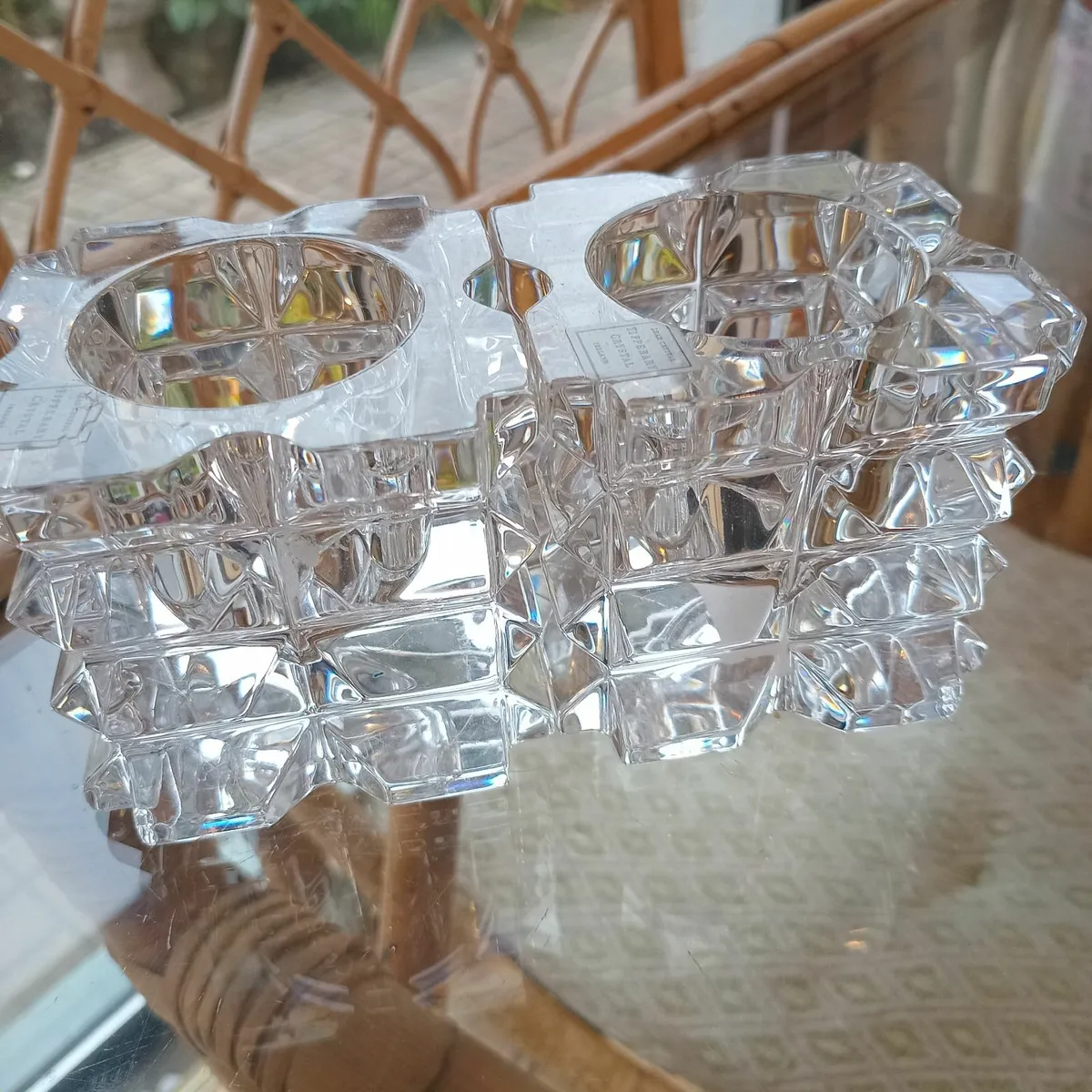 Tipperary Crystal Candlestick Holders