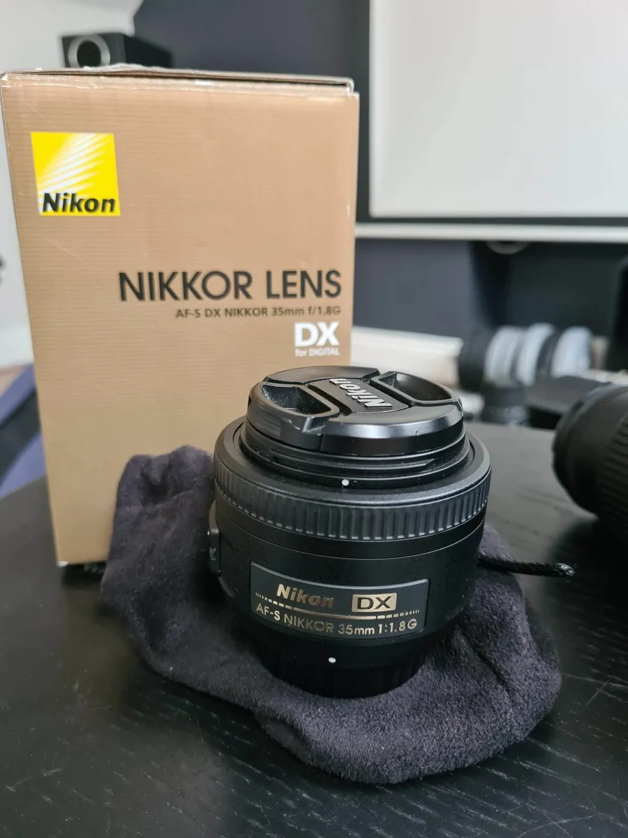 Nikon DSLR D5200 camera + box + 2 lenses - Image 4