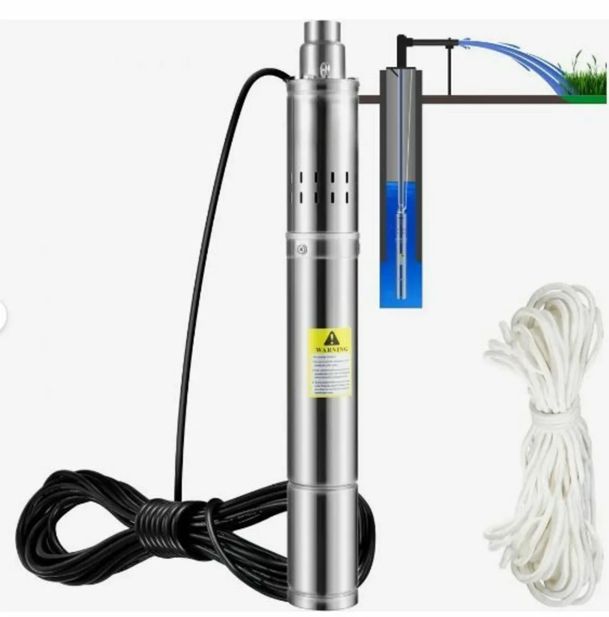Deep Well Submersible Pump, 550W - Image 1