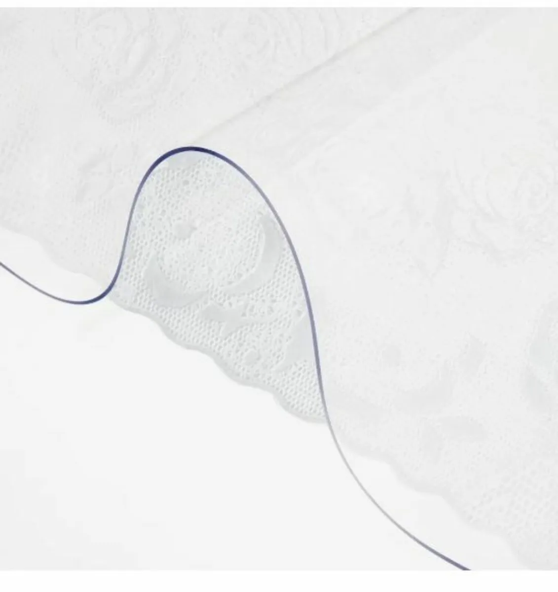 Plastic Table Cover 42 x 78 Inch, 2 mm - Image 1