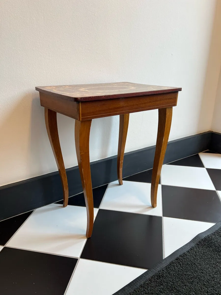 Vintage Music Box Table - Image 1