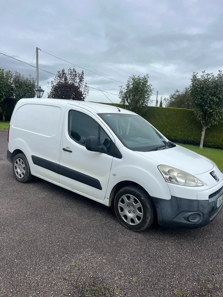 White Peugeot Van - Image 1