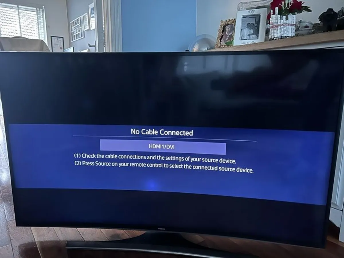55 inch samsung curved TV - Image 1