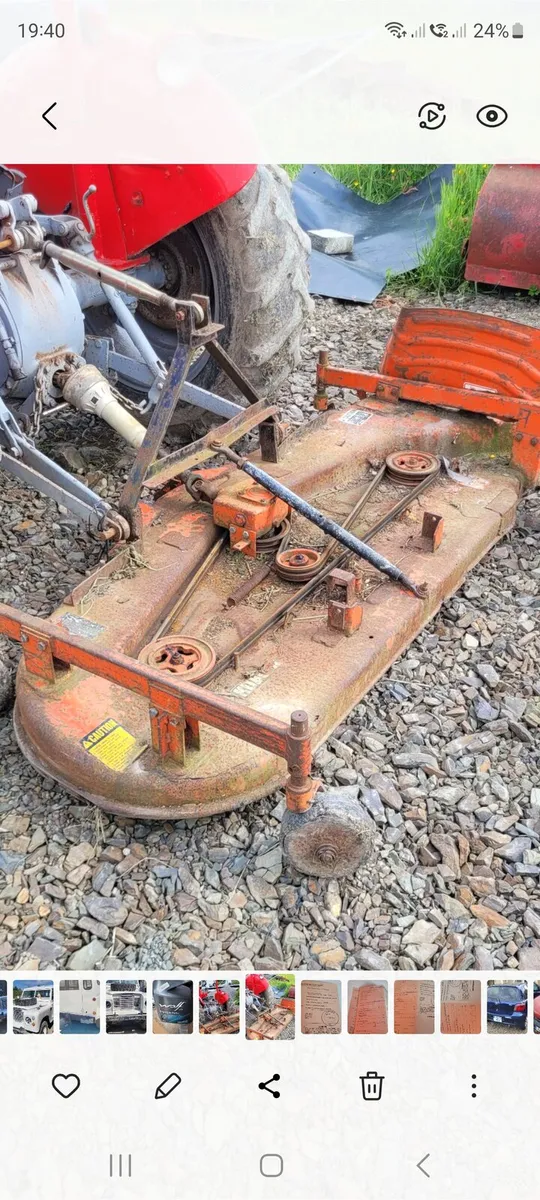 Massey ferguson 35 3cyl & finishing mower - Image 3