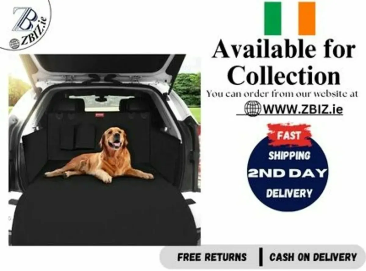 Pet Dog Back Seat Cover Durable Washable Cover Mat - Image 1