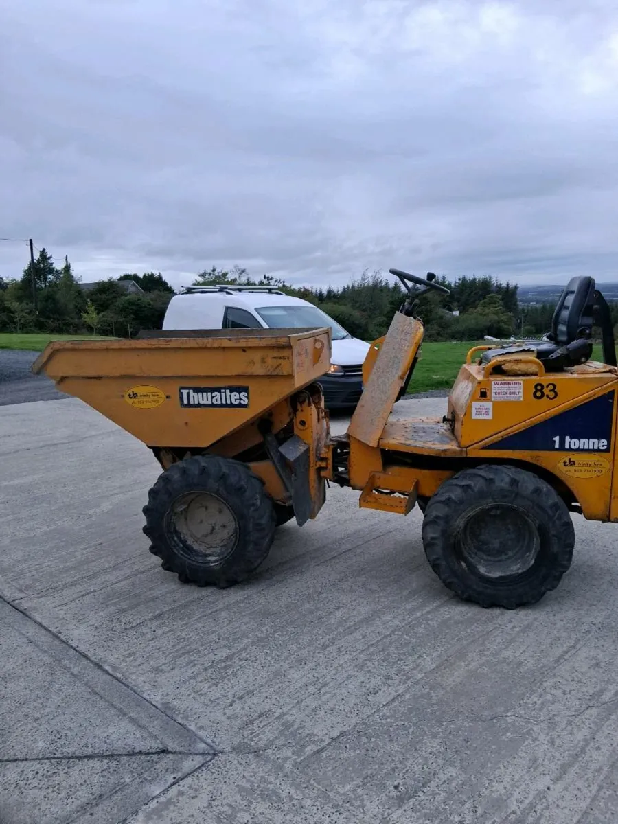 Thwaites 1ton HI tipp dumper - Image 1