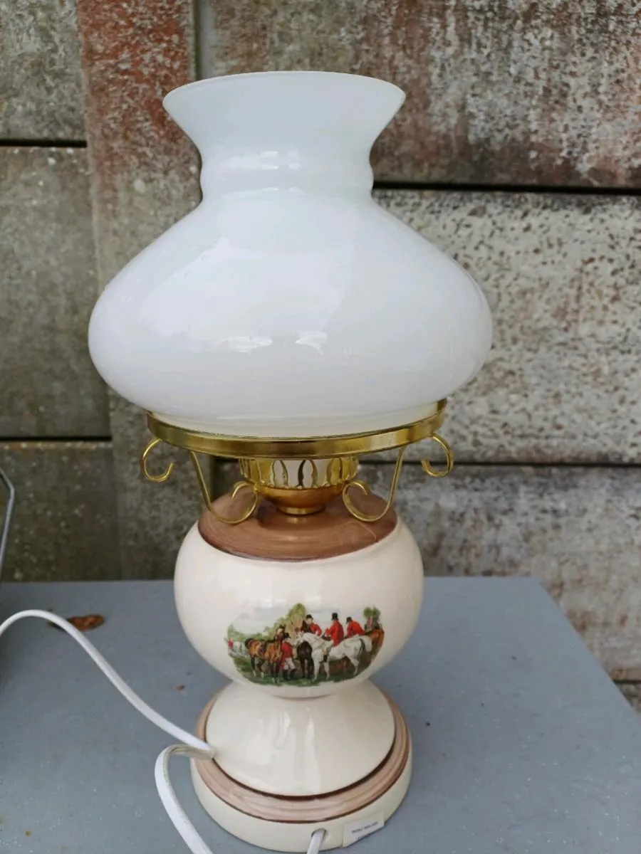1950/60s Fox-Hunting Table Lamp - Image 3