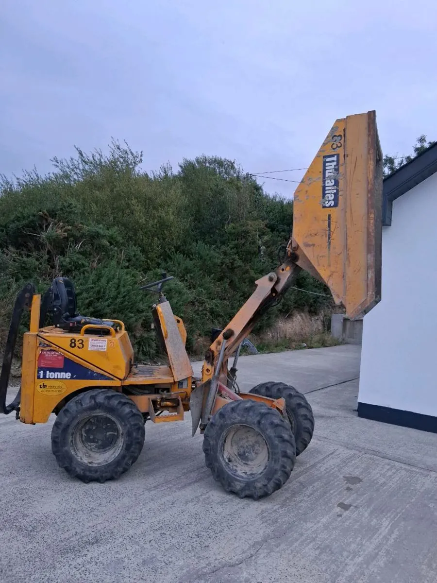Thwaites 1ton HI tipp dumper - Image 4