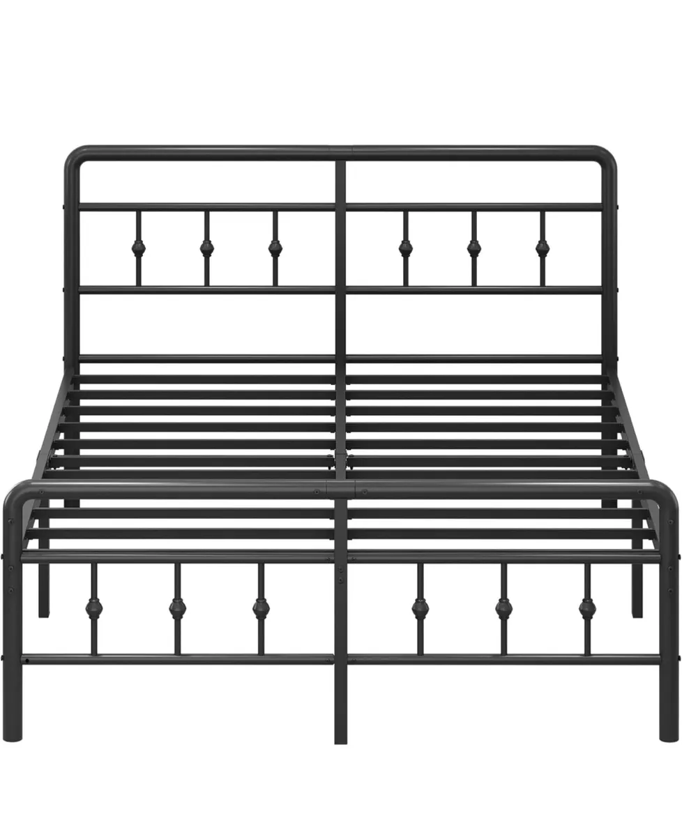 Double Bed Frame 4ft6 with Headboard and Footboard - Image 2