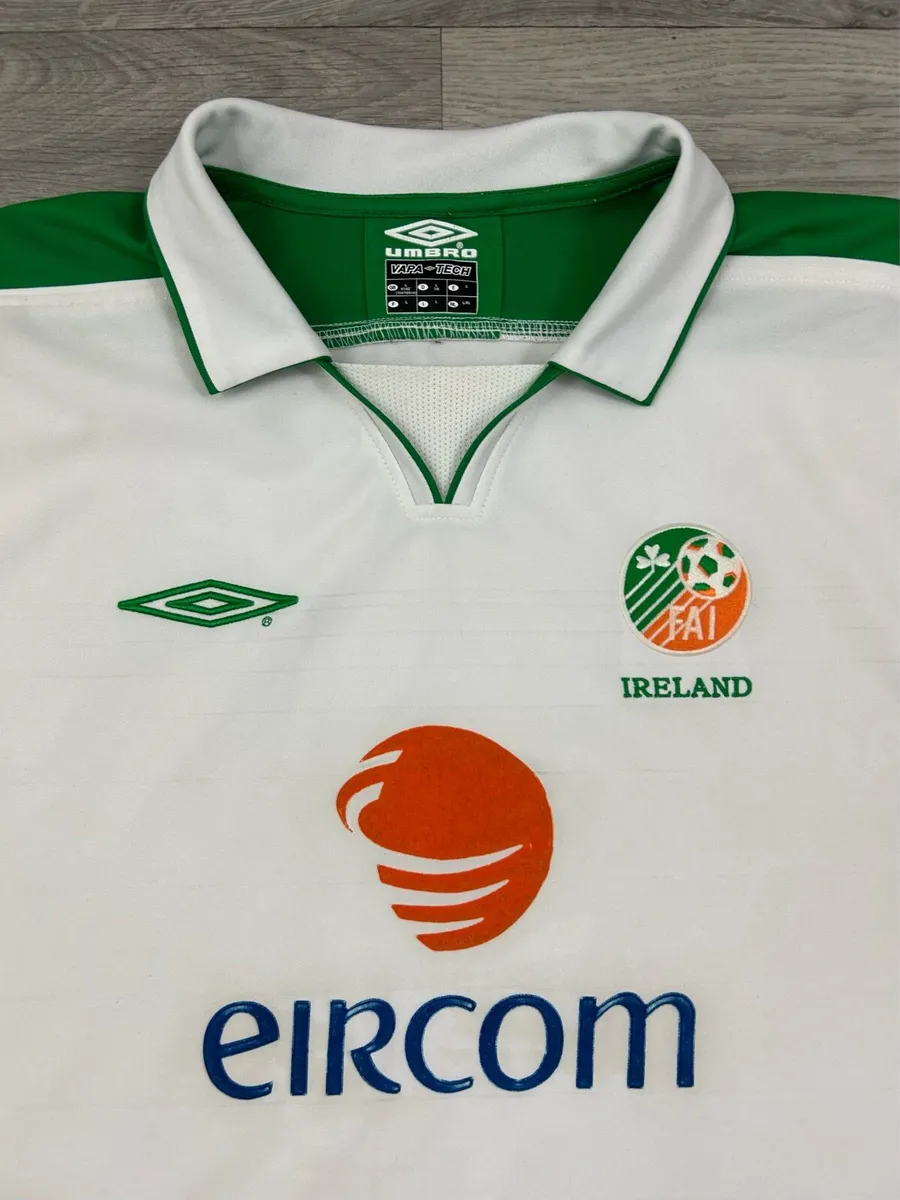 Vintage 2003 Ireland Away Long Sleeve Jersey L - Image 4