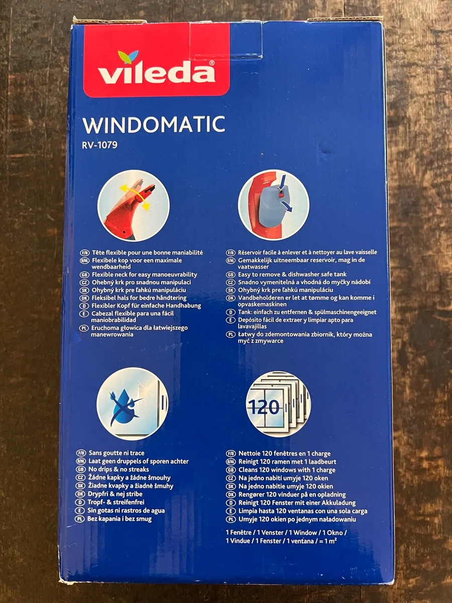 Vileda Windomatic Window Vacuum – With Extras - Image 3