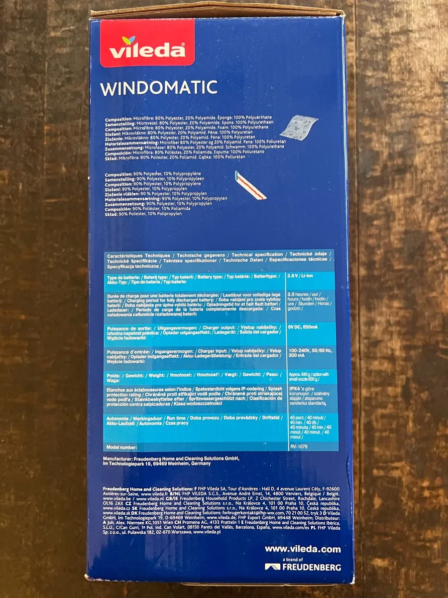 Vileda Windomatic Window Vacuum – With Extras - Image 4