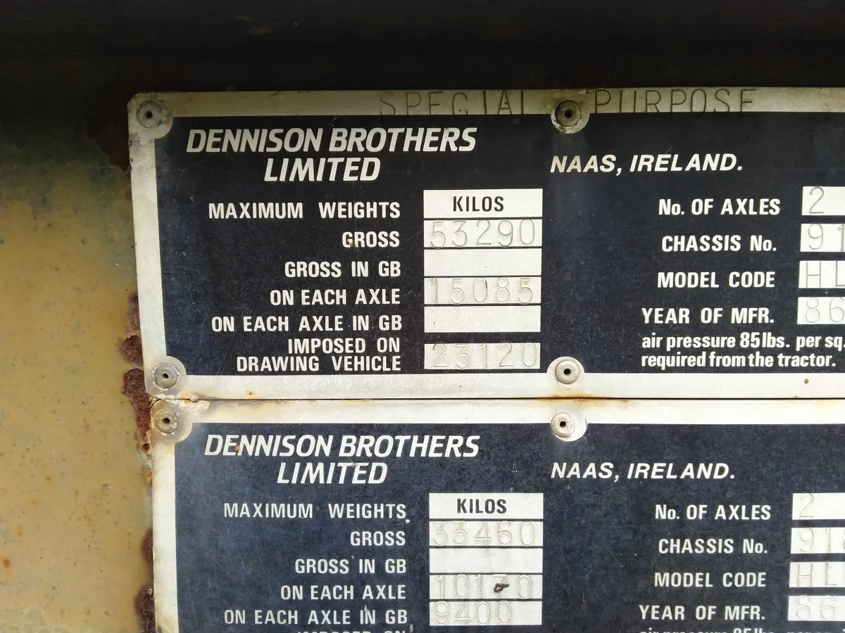 Dennison 50 ton lowloader - Image 3