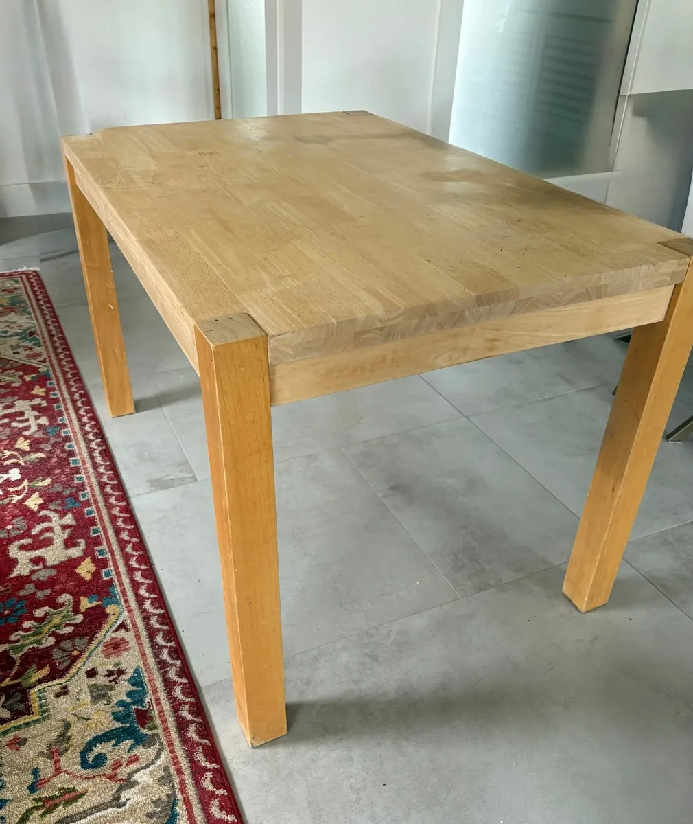 Solid Wood Table - Large - Image 1