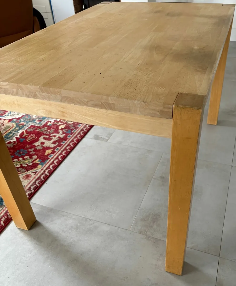 Solid Wood Table - Large - Image 2