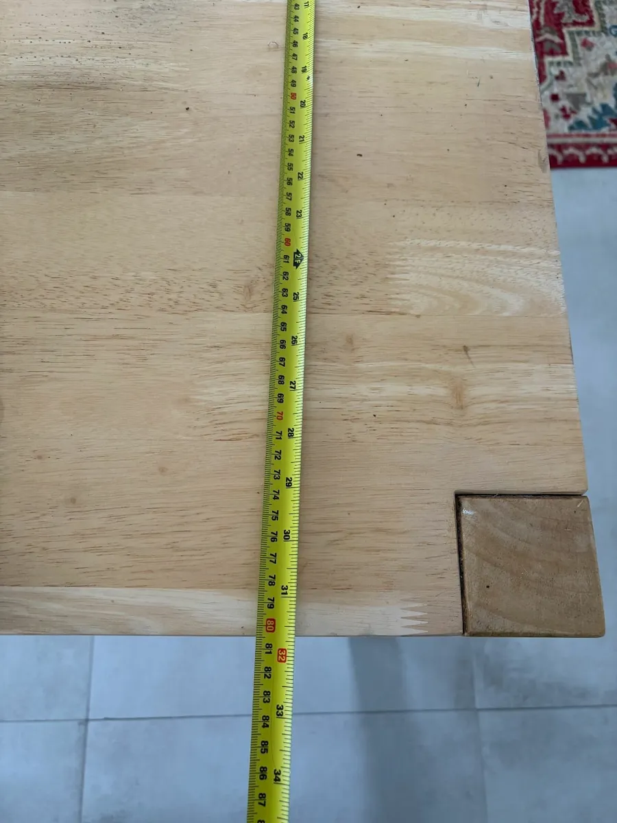 Solid Wood Table - Large - Image 4