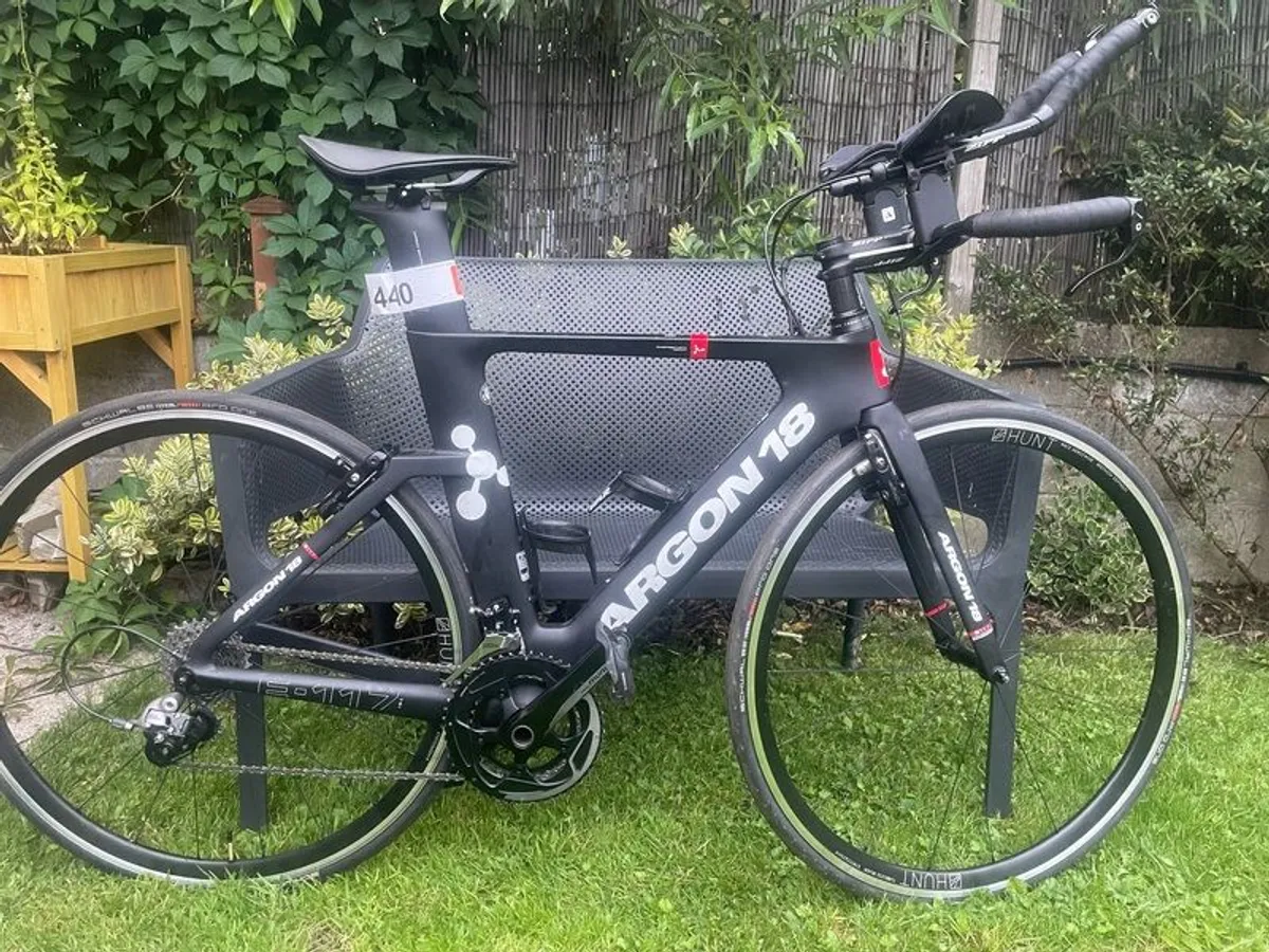 Argon 18 E117 tri bike for sale - Size Small - Image 2
