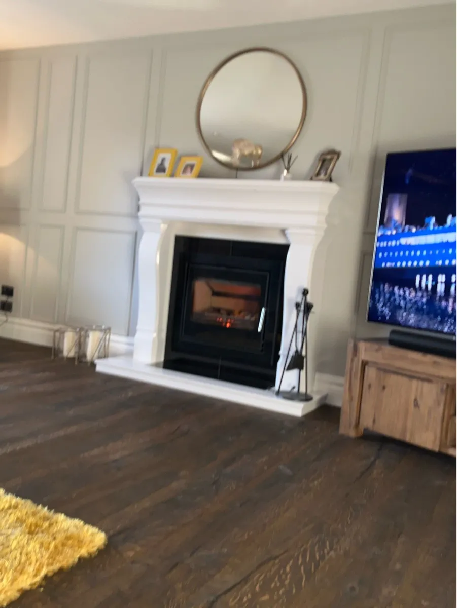 Inset fireplace and and surround Mantel piece - Image 2