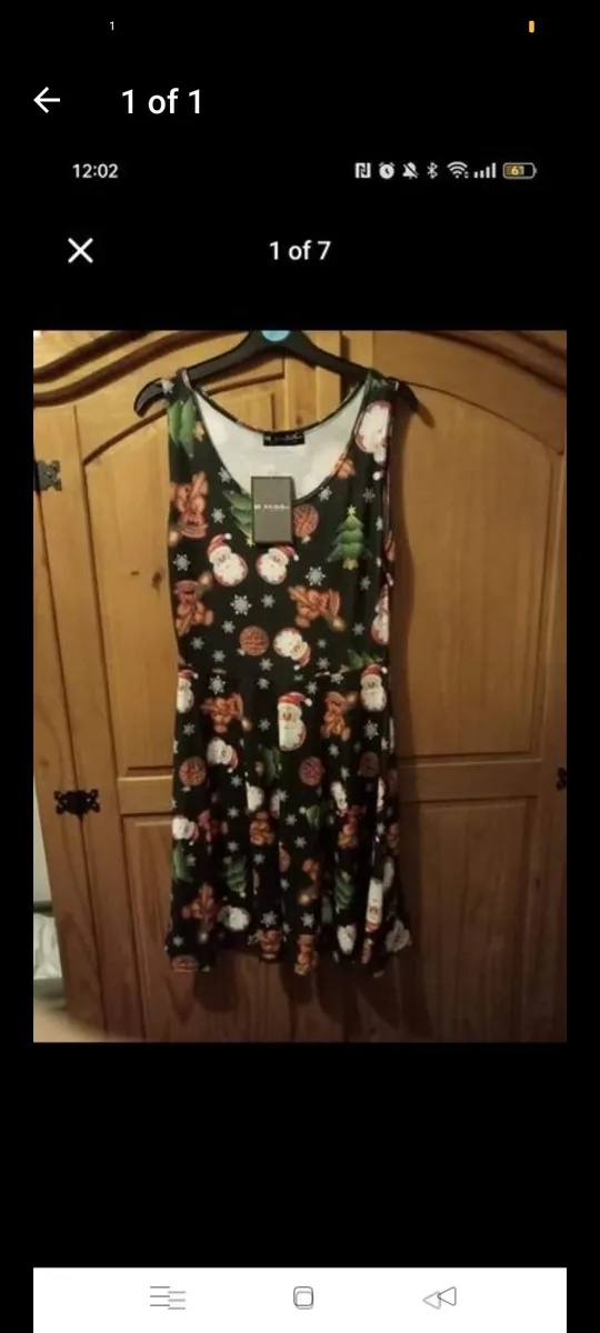 Ladies new Xmas dress size 10