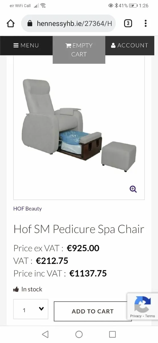 Pedicure Chair - Image 1