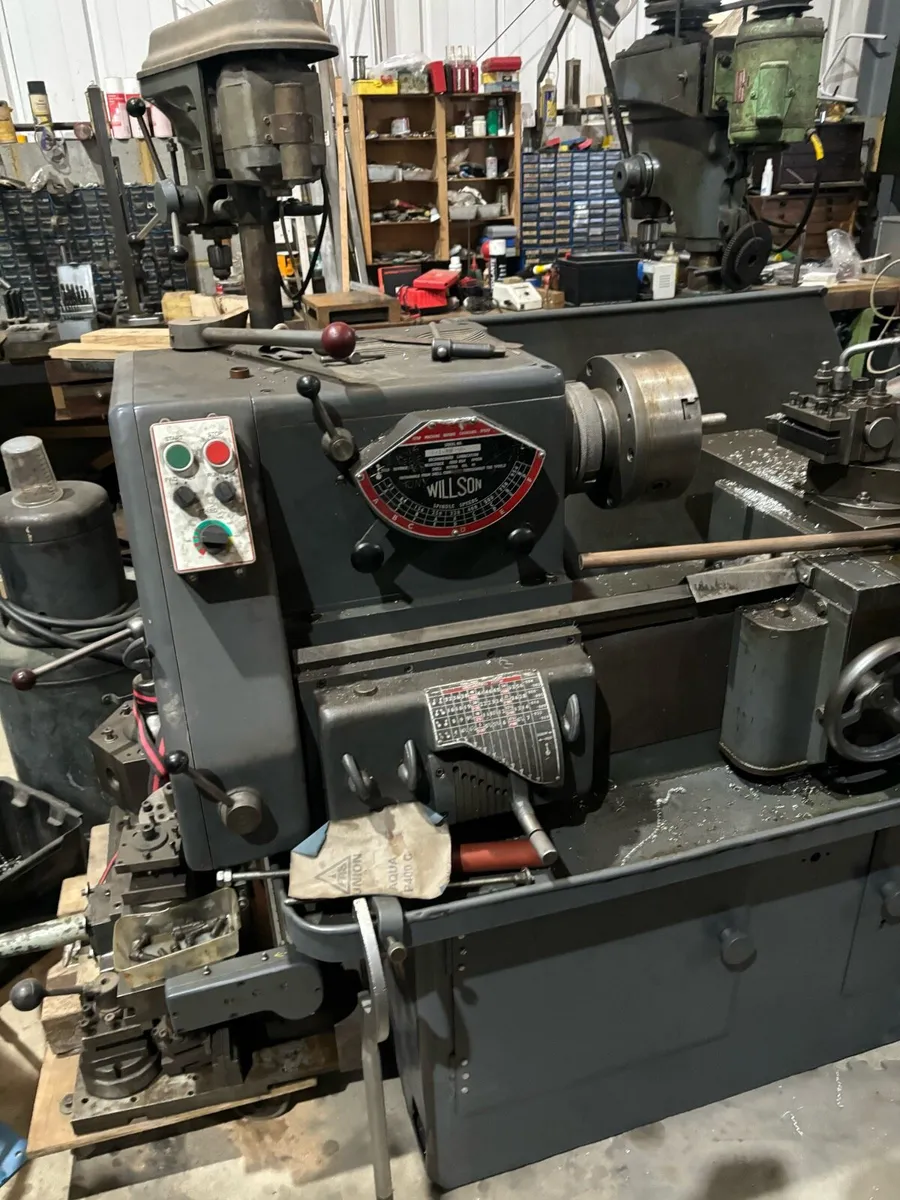 Wilson lathe single phase with capston attachment - Image 2