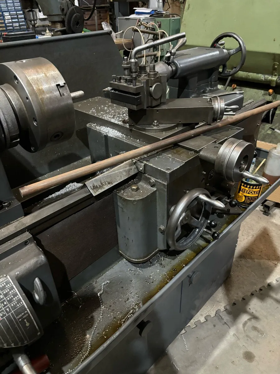Wilson lathe single phase with capston attachment - Image 4