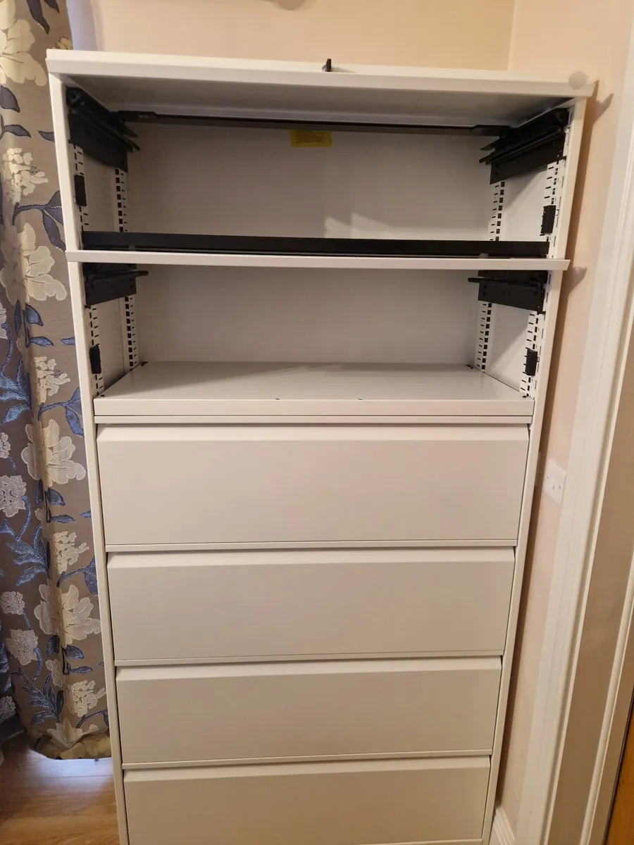 Tall Storage Press Filing Cabinet - Image 2