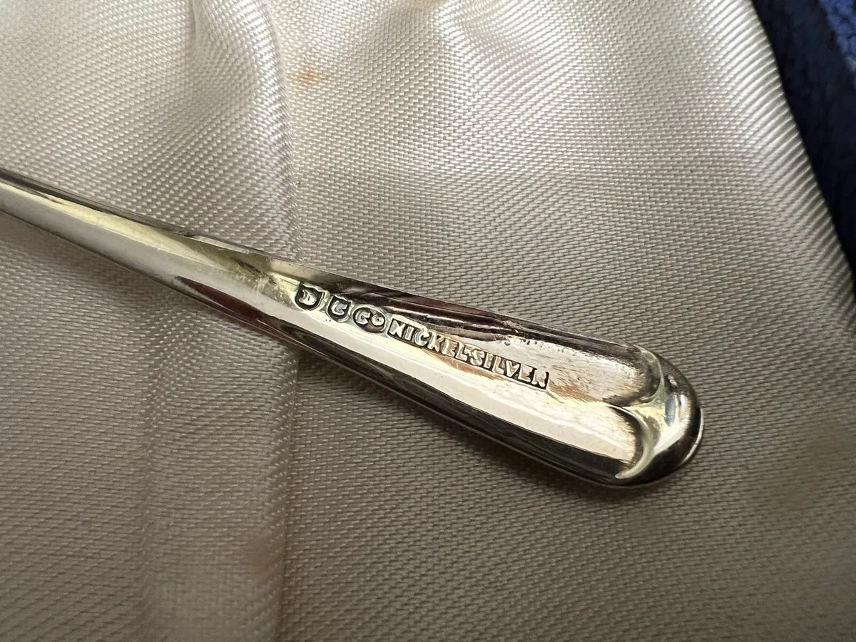 Set of 6 Vintage Silver-Plated Teaspoons - Image 4