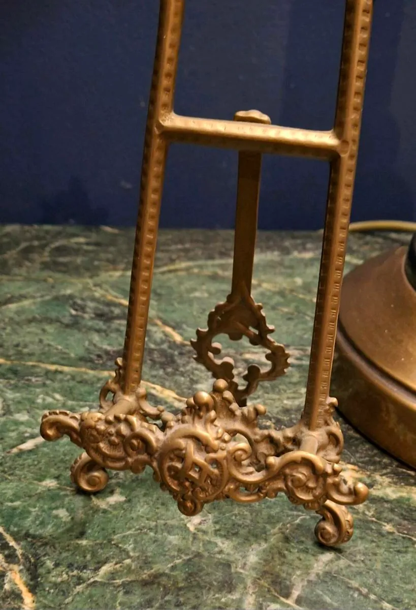 Vintage Brass Easel - Image 3