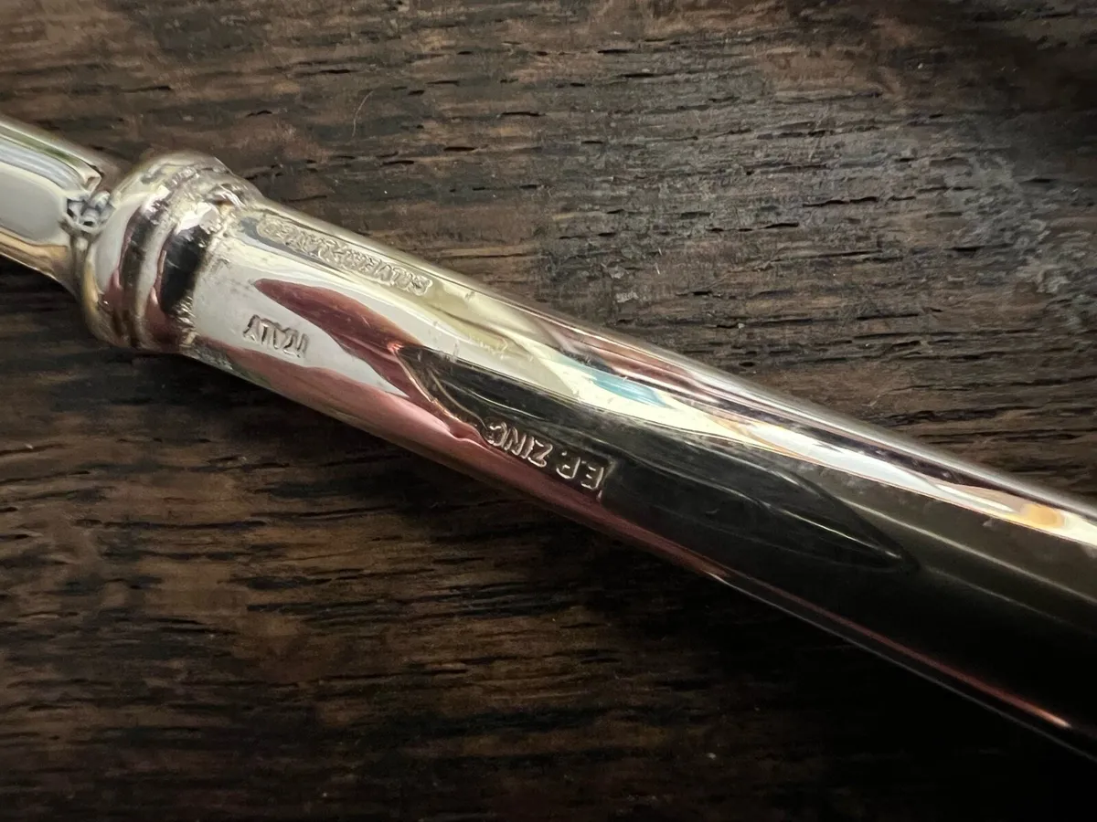 Vintage Silver-Plated Salad Servers - Image 3