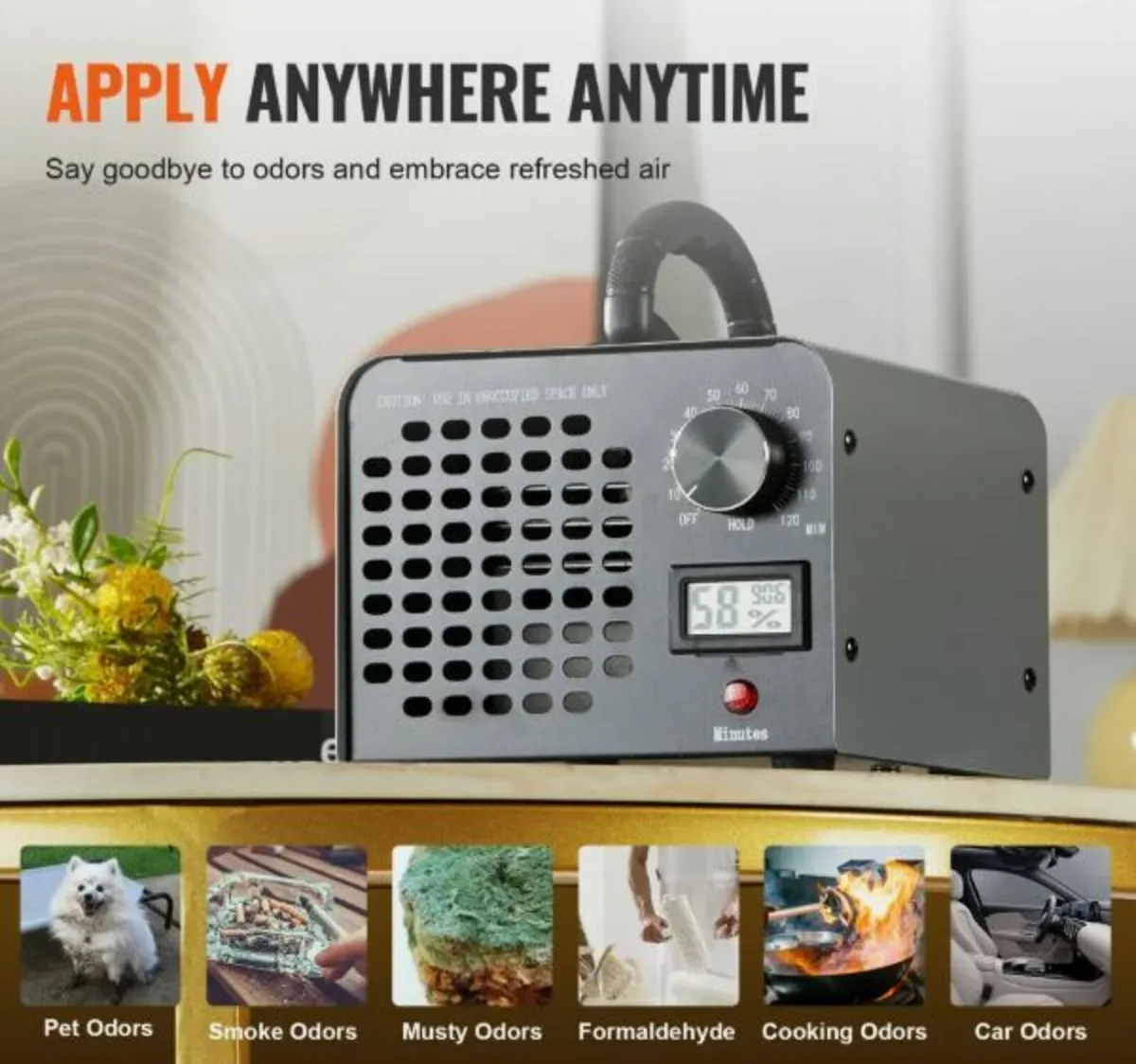 36000mg/h Ozone Generator | Adjustable 120-Minute - Image 1