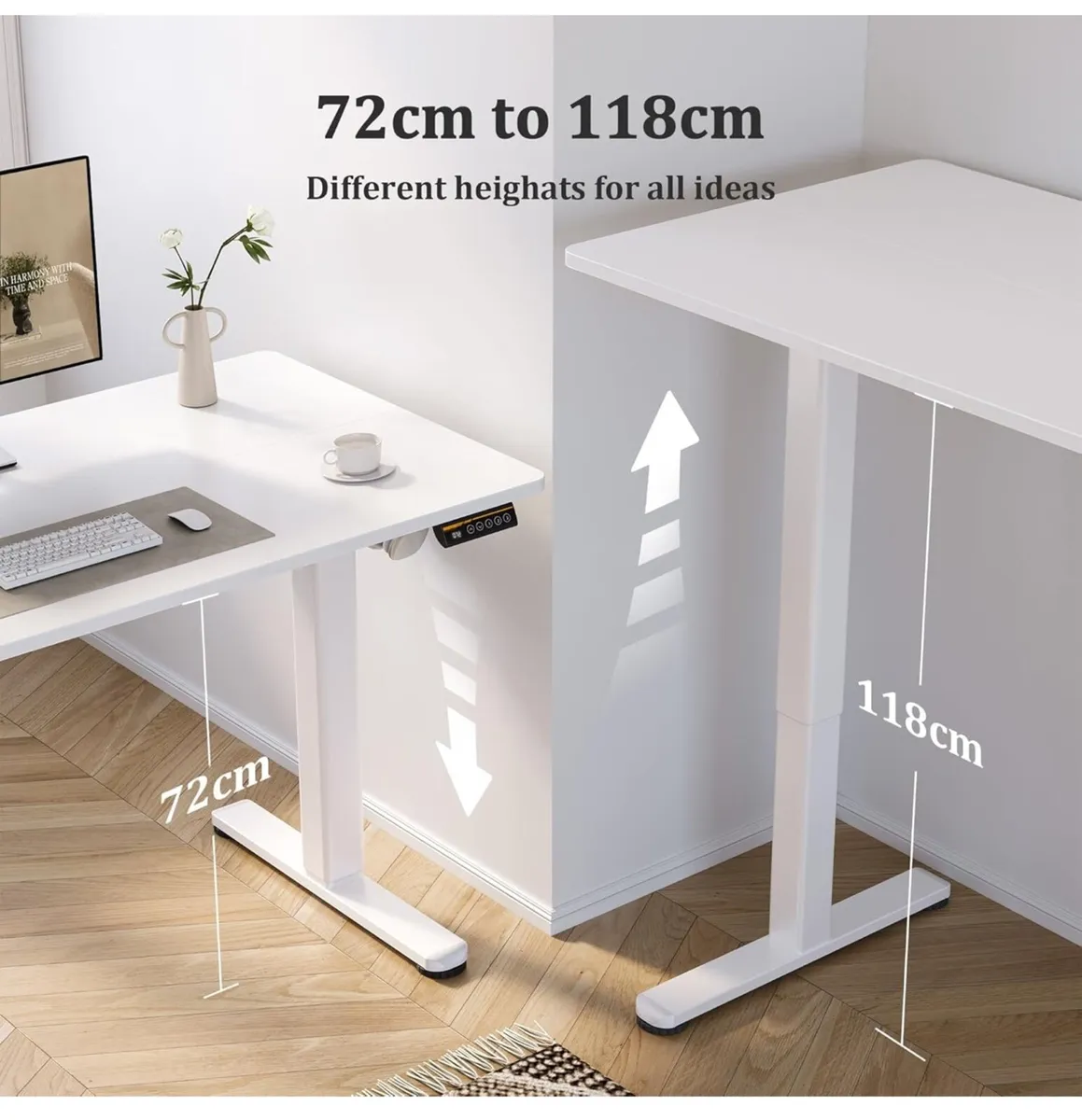 Electric Standing Desk, Adjustable Height Stand up - Image 4