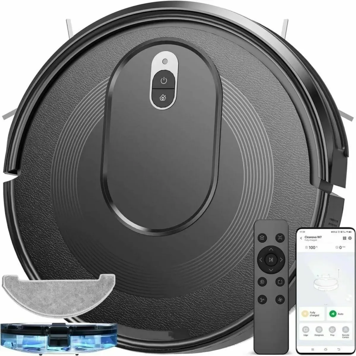 Robot Vacuum Cleaner with Mop Strong Suction Robot - Image 2