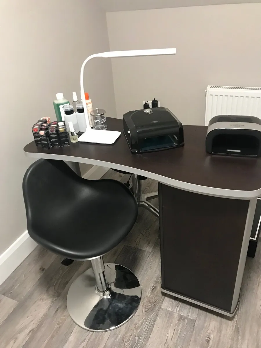 Manicure table, Uv led nail lamp, table light - Image 1