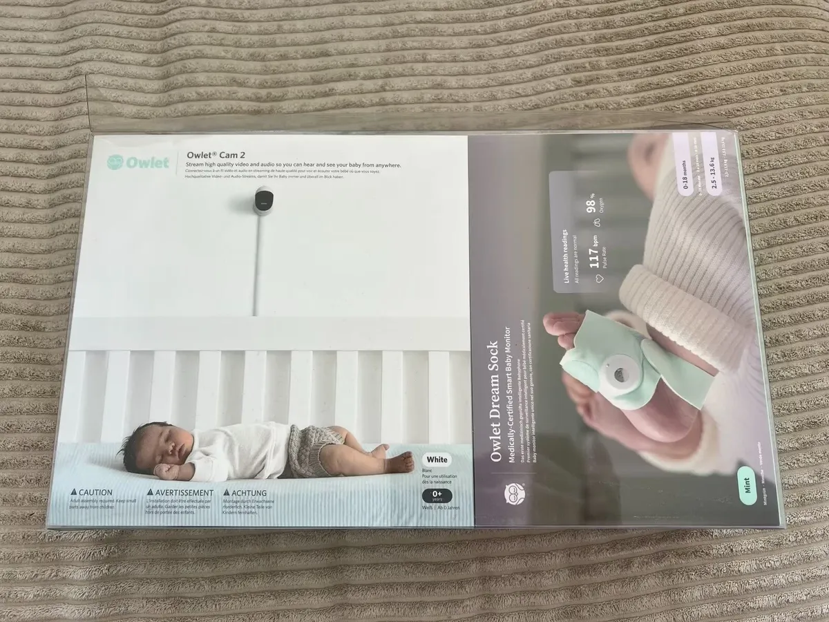 Owlet Dream Sock & Cam 2 Bundle Brand New & Sealed - Image 1