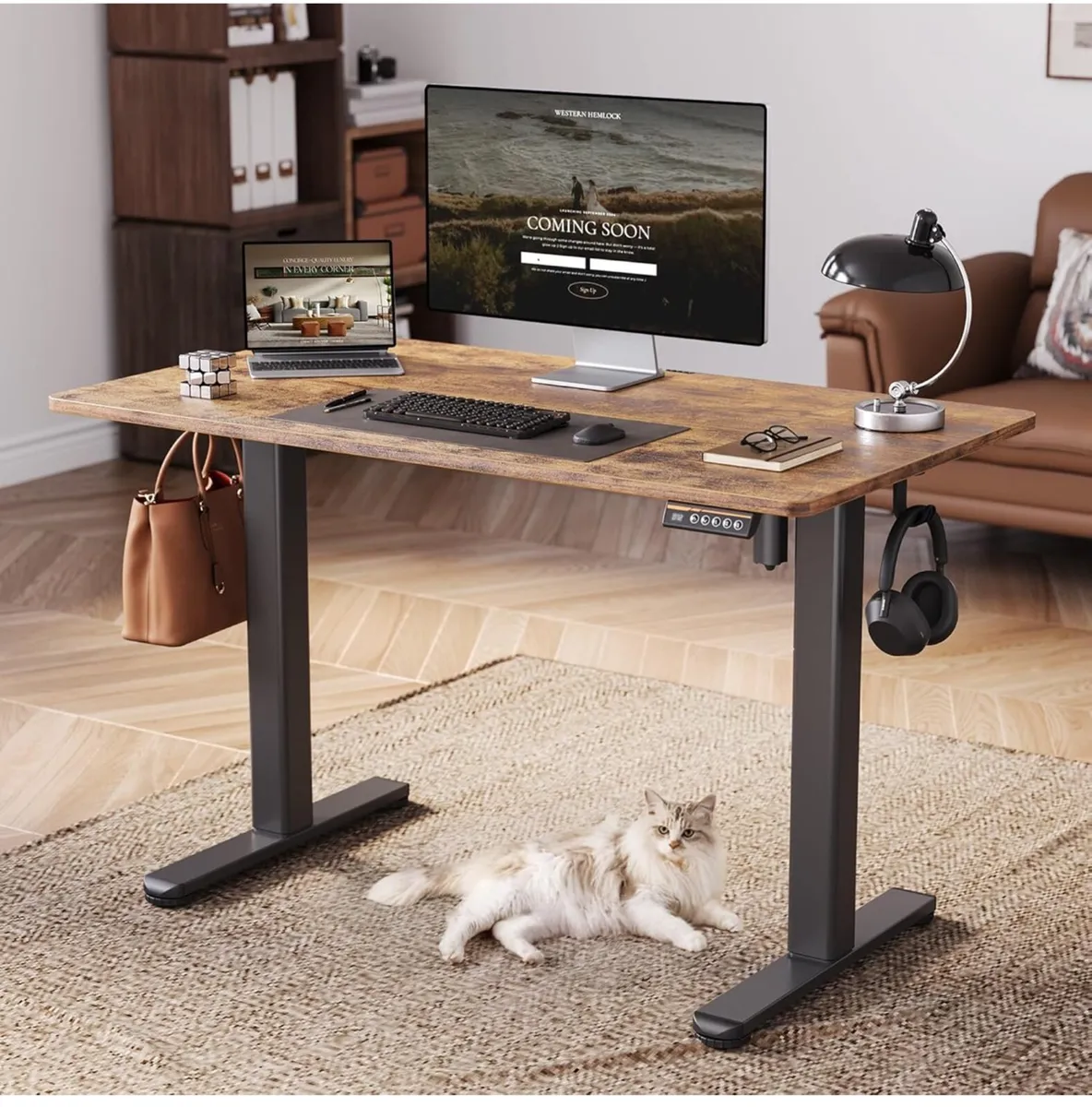 Electric Standing Desk, Adjustable Height Stand up - Image 1
