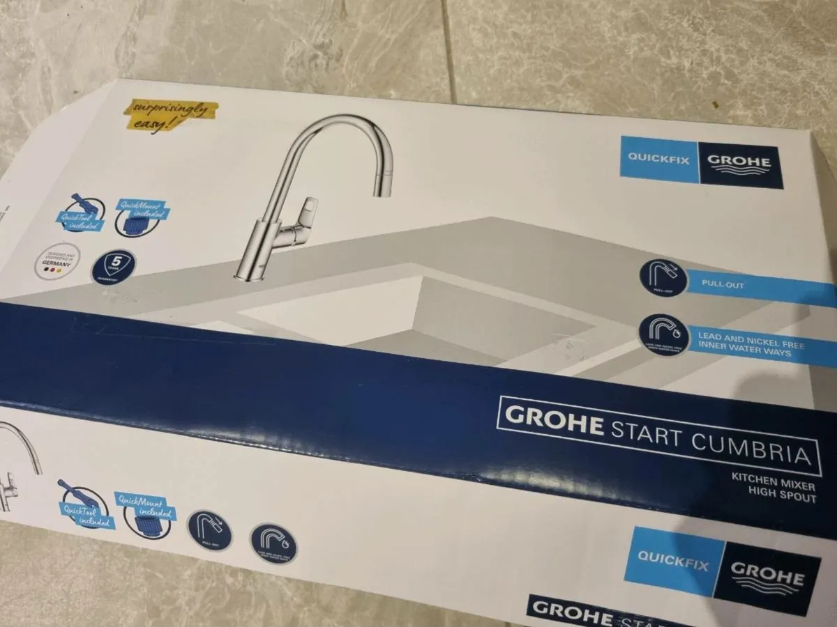 Pull out Kitchen Tap Chrome - Image 2
