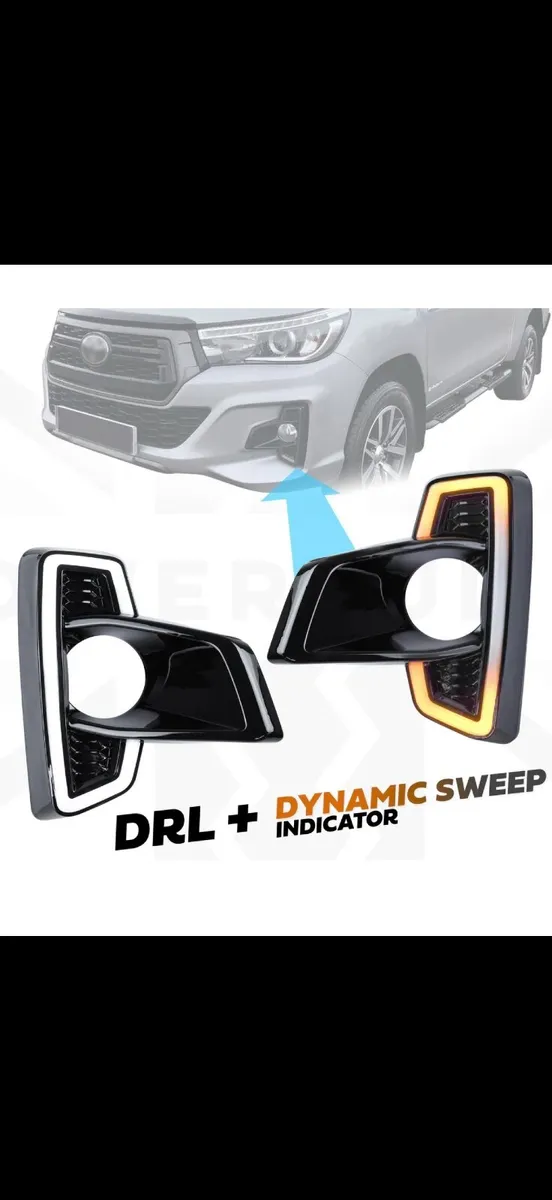 ** Toyota Hilux DRL Fog lamp surrounds 2016 - 20** - Image 1