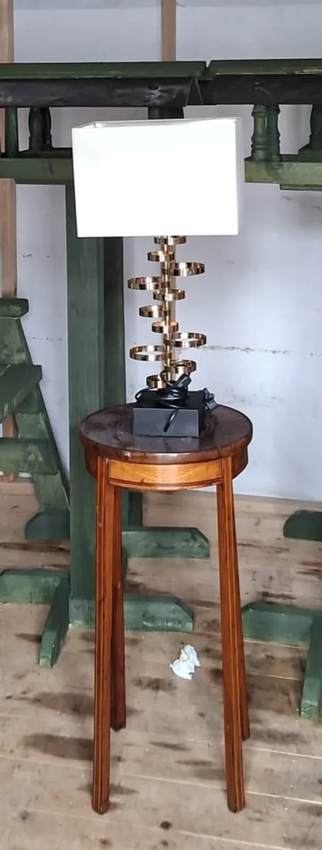 Lamp and table
