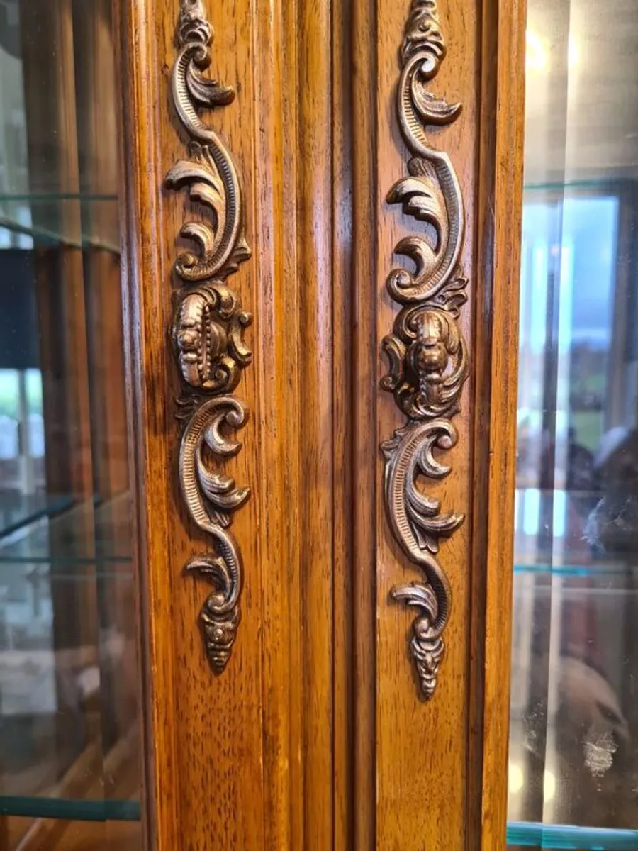 Antique Sideboard and Cabinet - Image 4