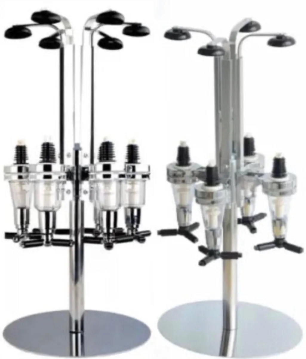 6 Bottle Rotary Home Bar Drinks Optic Dispenser - Image 4