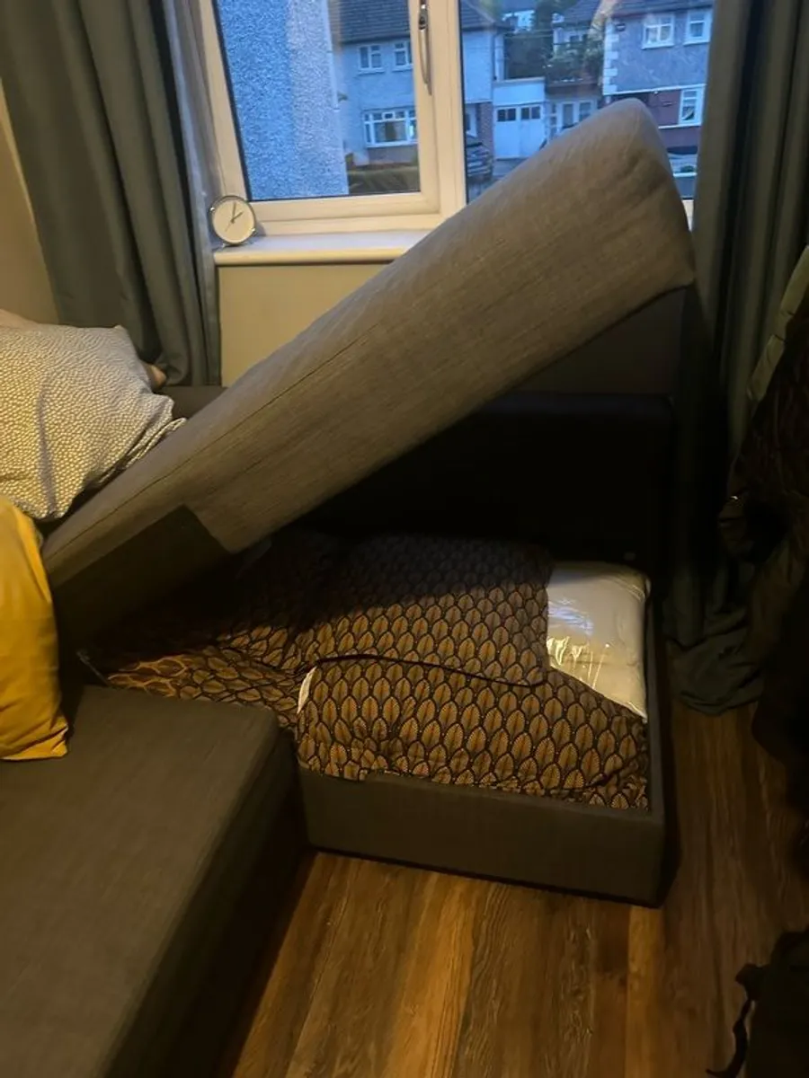 IKEA sofa bed FRIHETEN - grey (mint condition) - Image 2