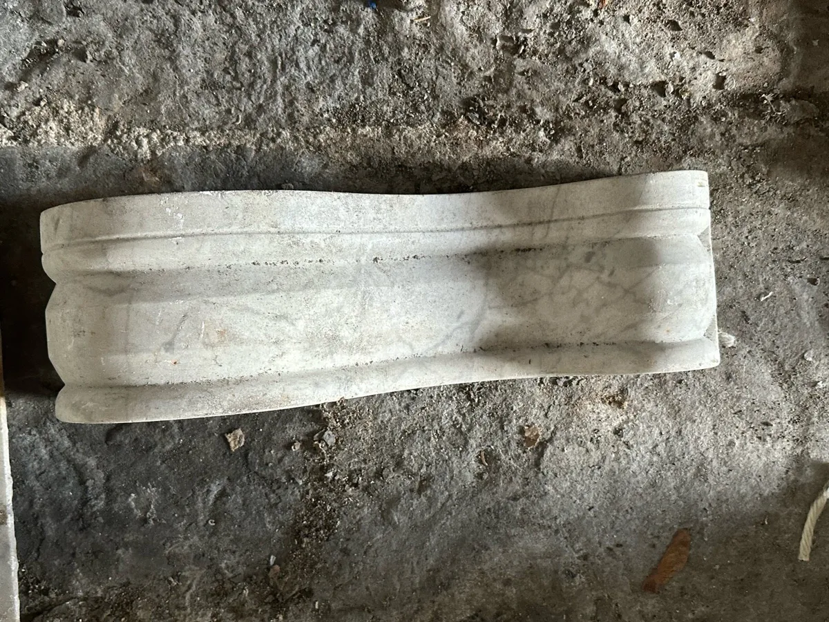 Antique Marble Fireplace - Image 2