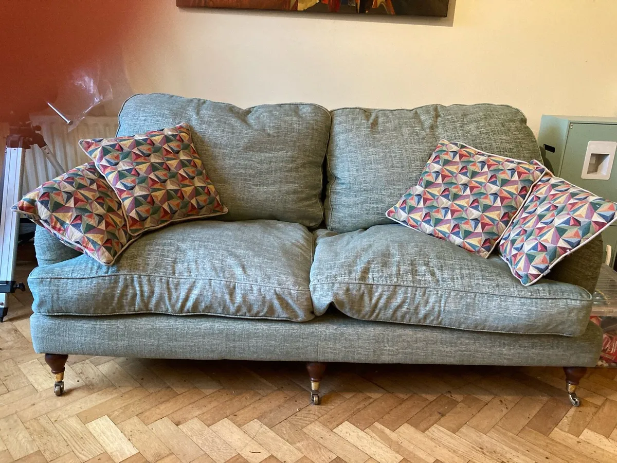 Sofa and cushions