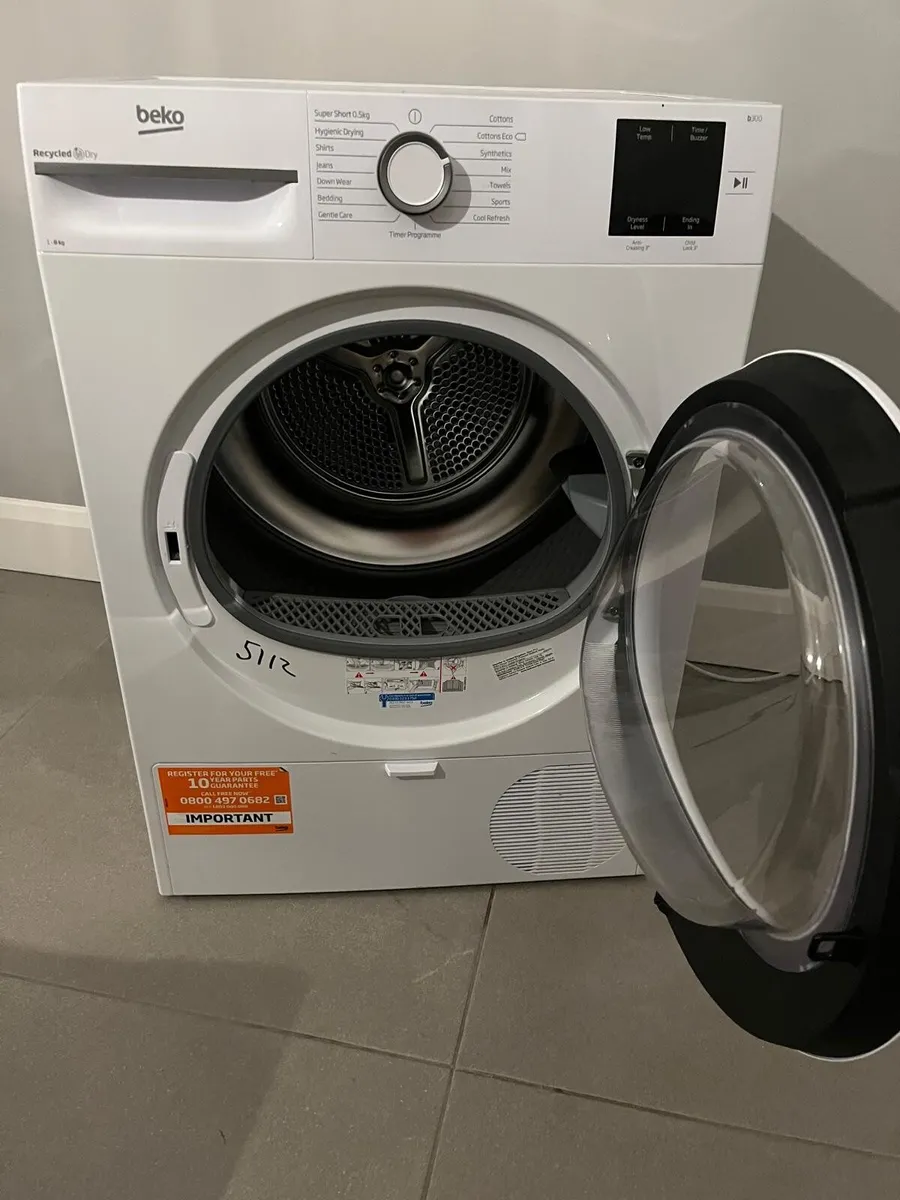 Beko 9kg condenser tumble dryer - Image 2