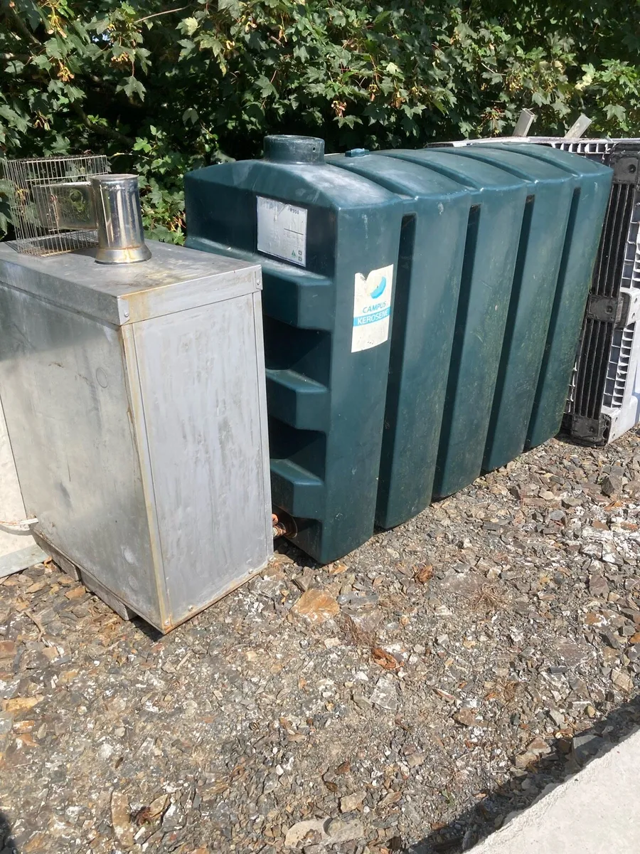 Oil tank and oil boiler for sale - Image 2